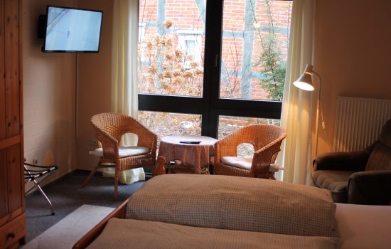 Die Doppelzimmer im Bettenhaus im Landhotel Belitz